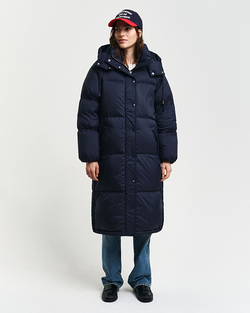 Пуховик Full Length Down Coat ВЕЧЕРНИЙ СИНИЙ