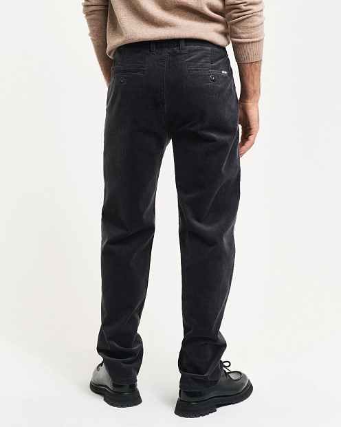 Брюки Regular Cord Chinos СЕРО-ЧЕРНЫЙ