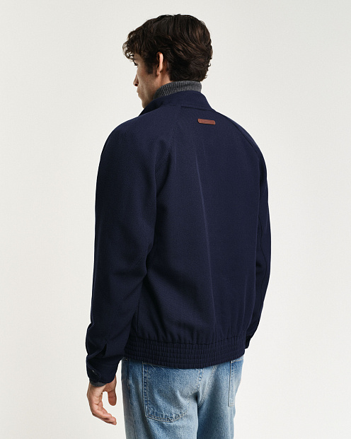 Куртка Wool Blend Harrington Jacket ВЕЧЕРНИЙ СИНИЙ