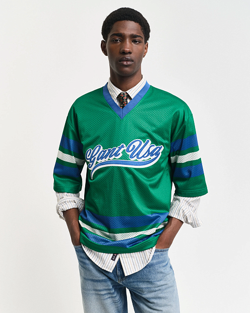 Футболка Sports Ss Mesh Jersey ЗЕЛЕНЫЙ ГОРОШЕК