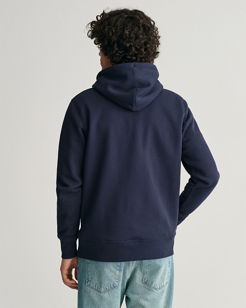 Толстовка Reg Medium Archive Shield Hoodie ВЕЧЕРНИЙ СИНИЙ