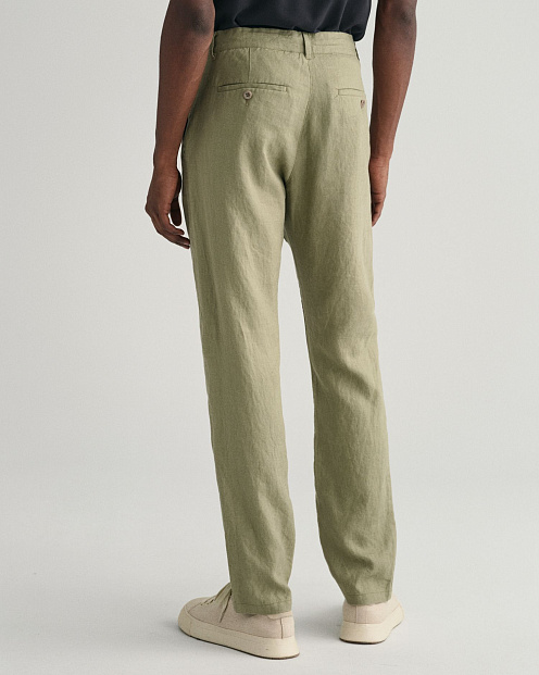 Брюки Relaxed Linen Ds Pants ОЛИВКОВЫЙ